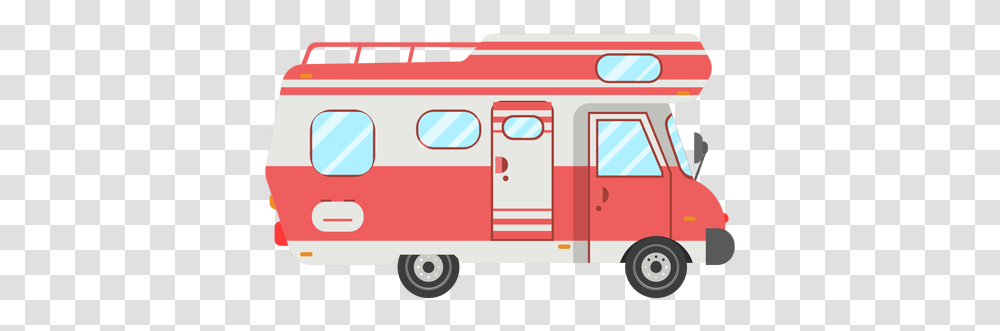 Camper Vehicle Vector Camping Car Vector, Transportation, Fire Truck, Van, Ambulance Transparent Png