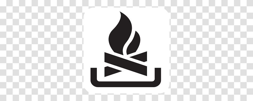 Campfire Symbol, Logo, Trademark, Emblem Transparent Png
