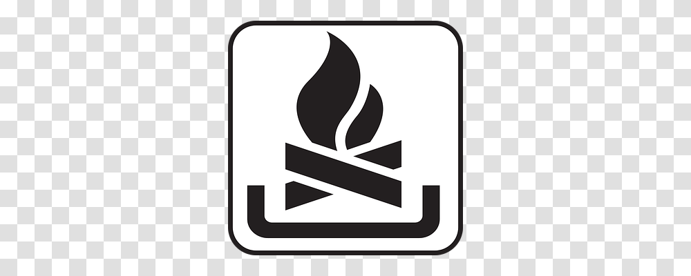 Campfire Symbol, Logo, Trademark, Label Transparent Png