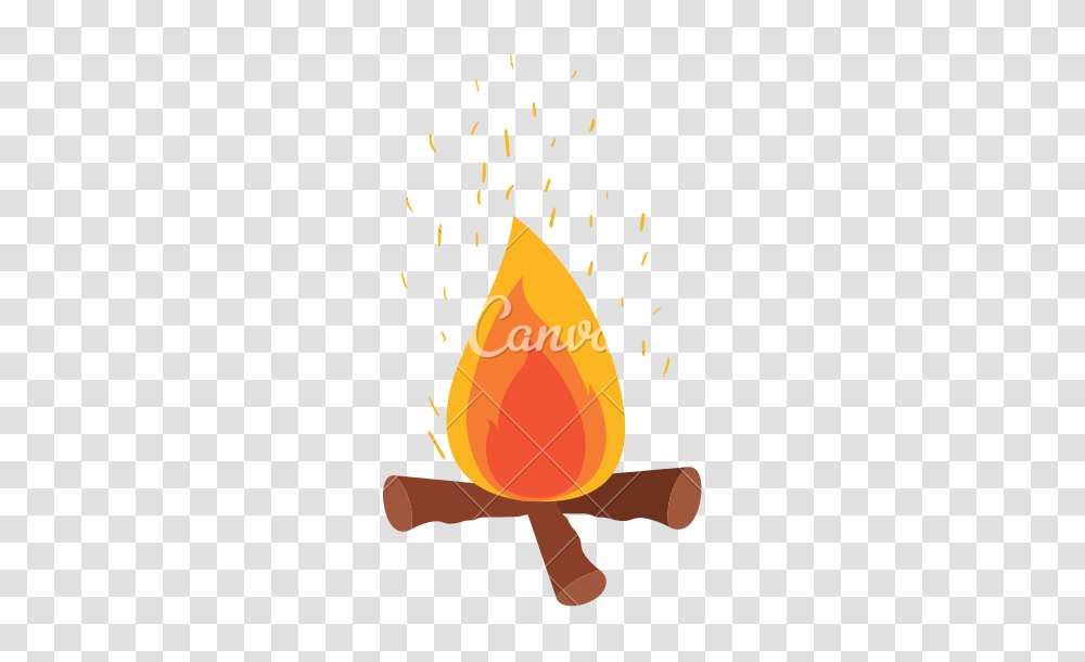 Campfire And Fire Sparks Risco Silhuetas Stencil, Flame, Road Sign, Lighting Transparent Png