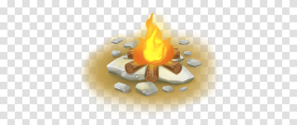 Campfire, Birthday Cake, Dessert, Food, Flame Transparent Png