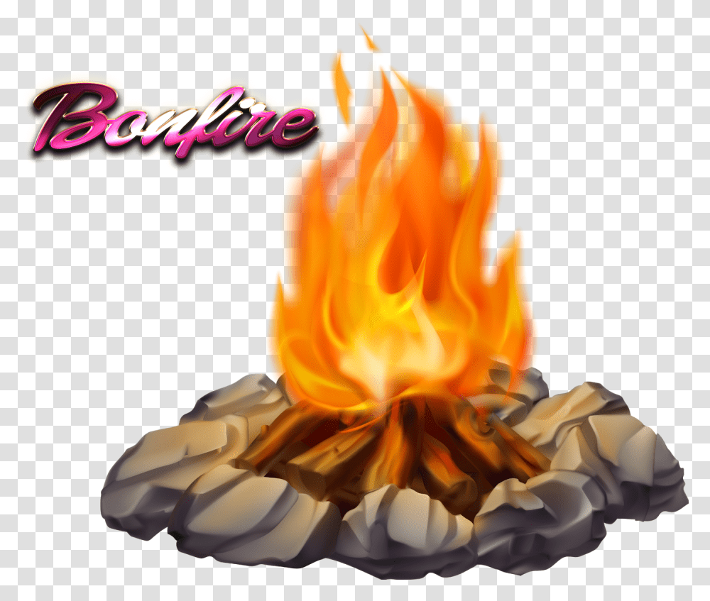 Campfire Bonfire Camping Clip Art Background Campfire Clipart, Flame Transparent Png