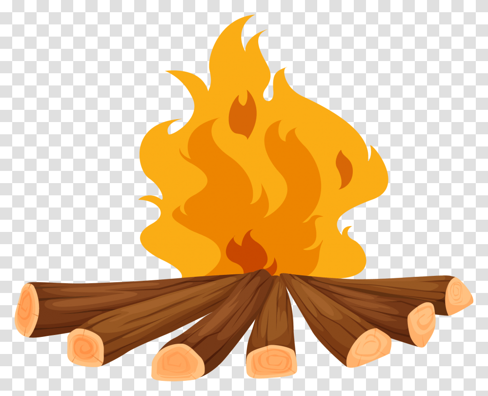 Campfire Bonfire Clip Art Cartoon Campfire Transparent Png