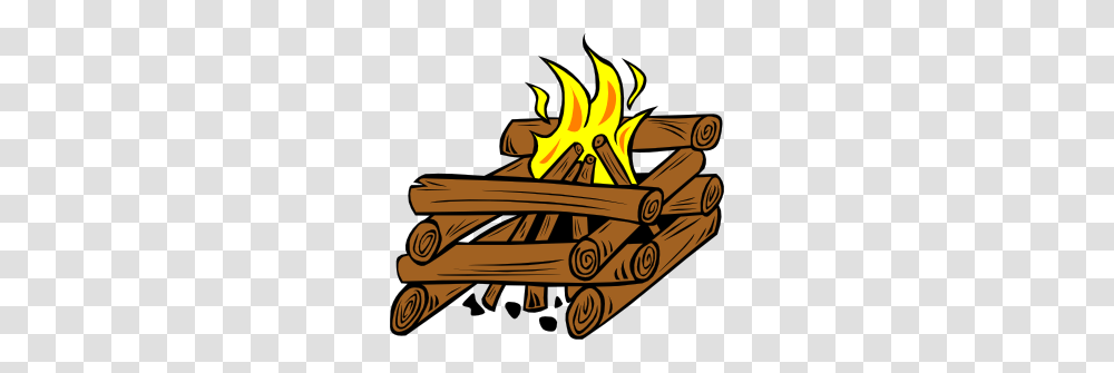 Campfire Camp Fire Clipart Image, Bulldozer, Tractor, Vehicle, Transportation Transparent Png