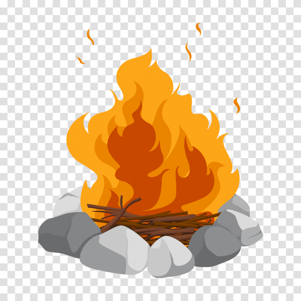 Campfire Cartoon Bonfire Clip Art, Flame Transparent Png