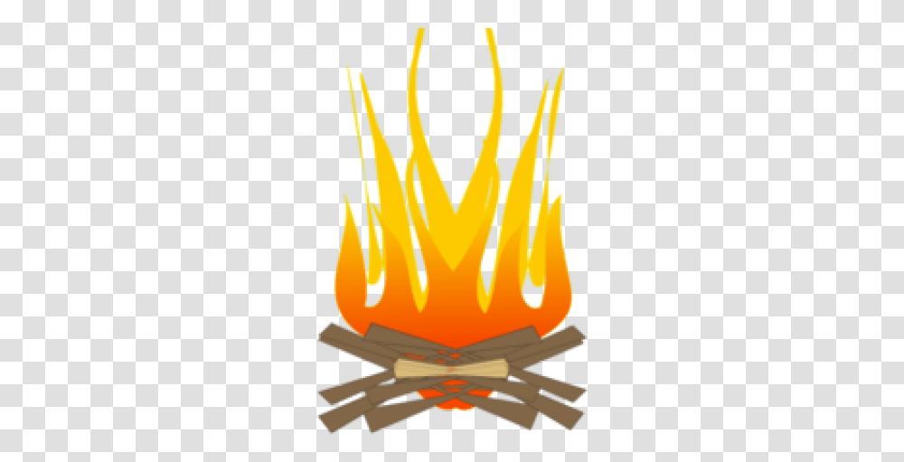 Campfire Cartoon Bonfire, Flame Transparent Png