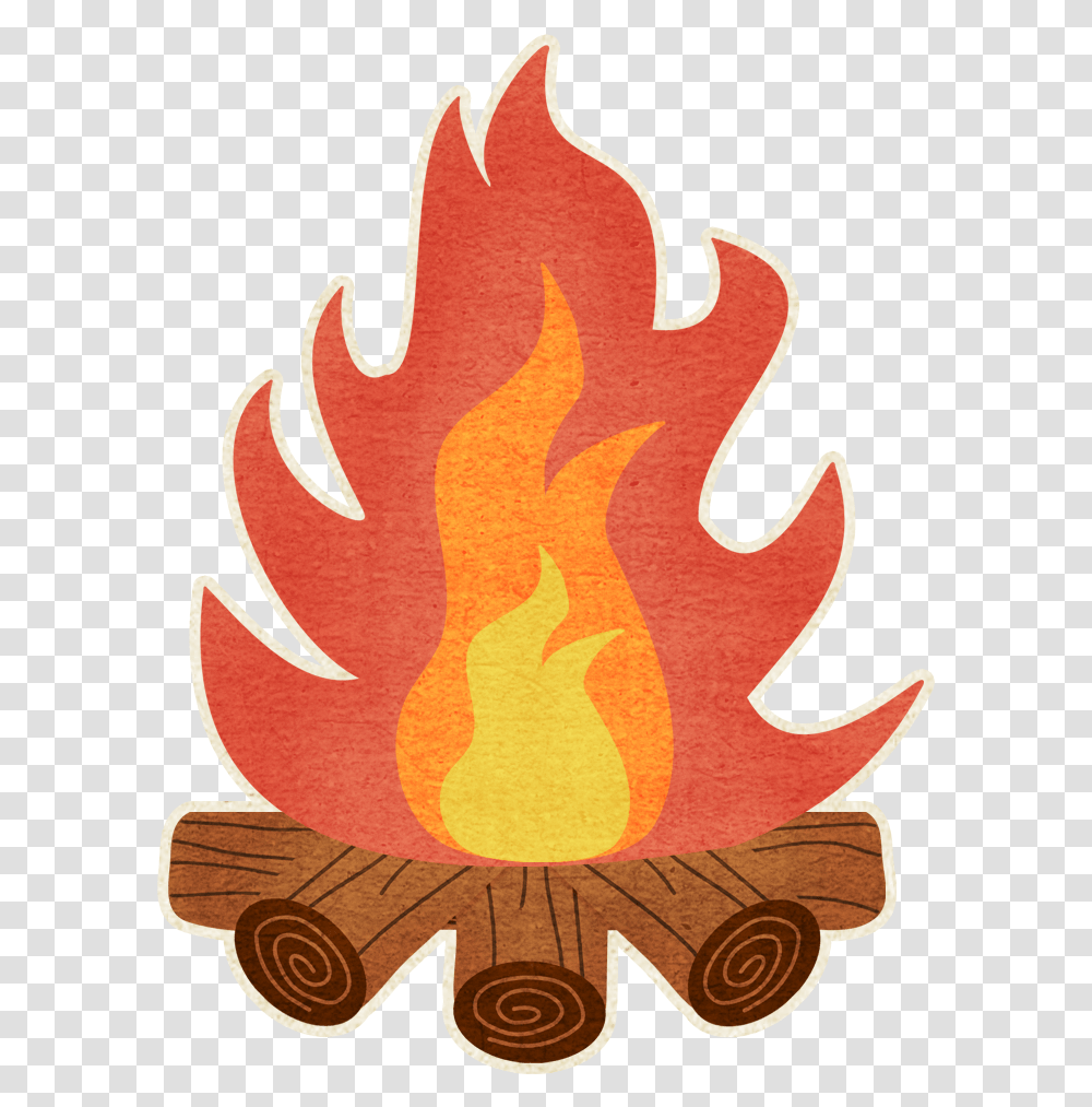 Campfire Clipart Camp Fire, Leaf, Plant, Tree, Antelope Transparent Png