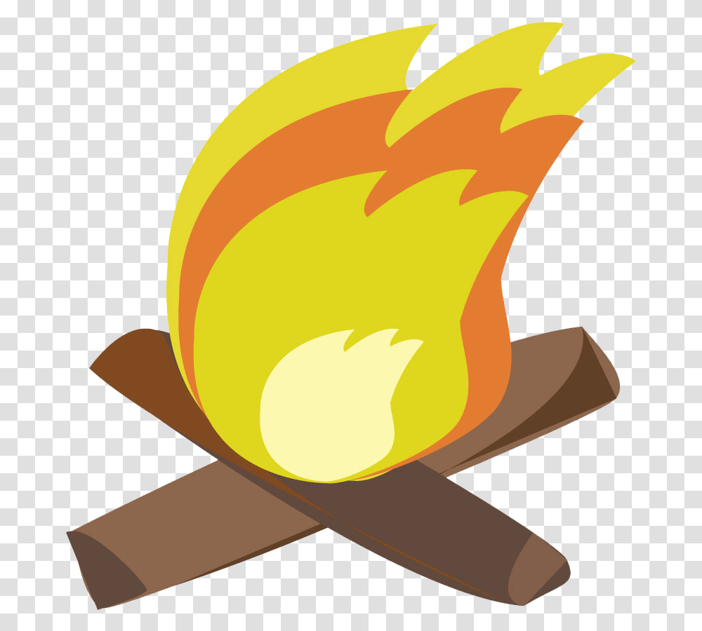 Campfire Clipart Campfire, Axe, Tool, Plant Transparent Png