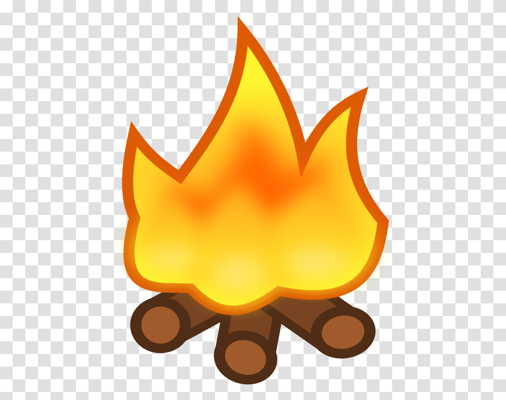 Campfire Clipart Emoji Campfire Emoji, Flame, Bonfire, Horse, Mammal Transparent Png