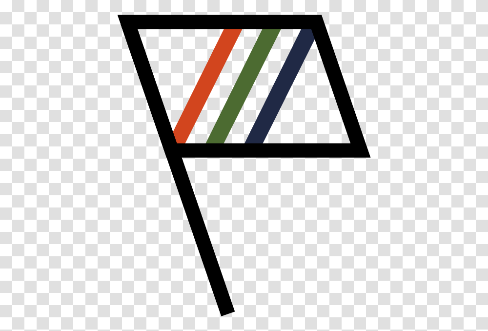 Campfire Collective Flag Icon Triangle, Arrow, Rug, Fence Transparent Png