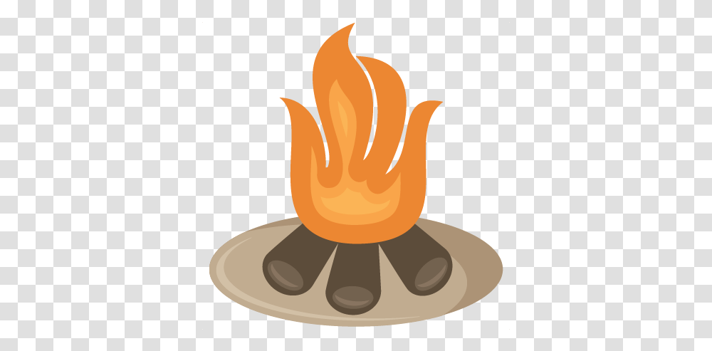 Campfire Cute Campfire Clipart, Flame, Furniture, Lighting, Food Transparent Png