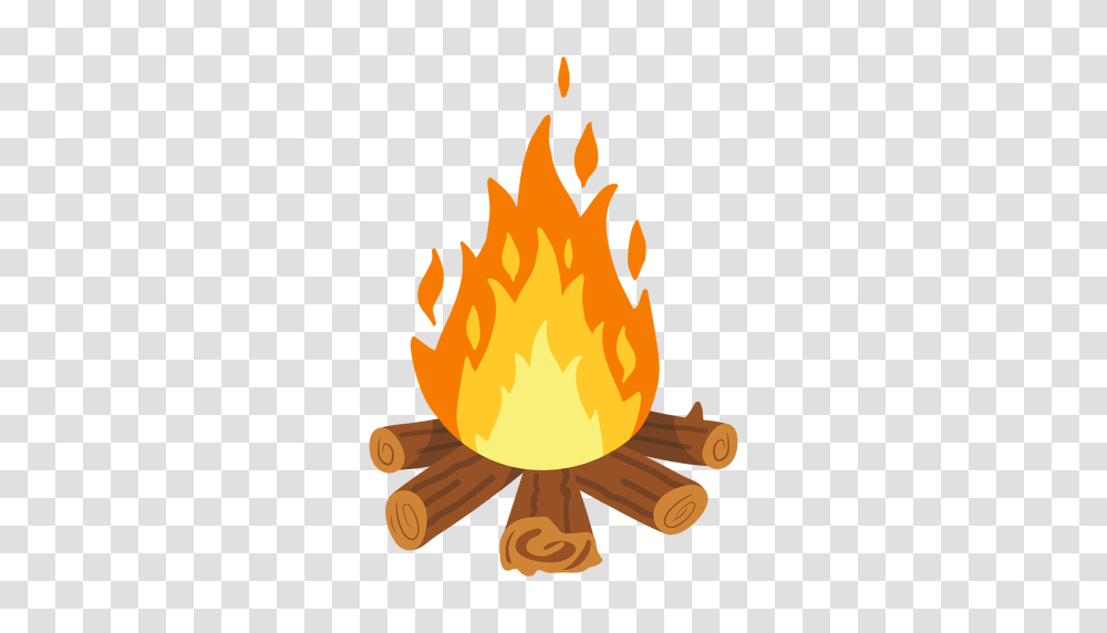 Campfire Firefight Illustration, Flame, Bonfire Transparent Png