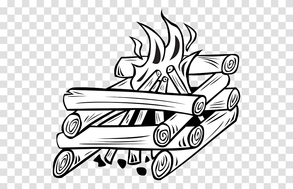 Campfire Firewood Wood Log, Drawing, Doodle, Sketch Transparent Png