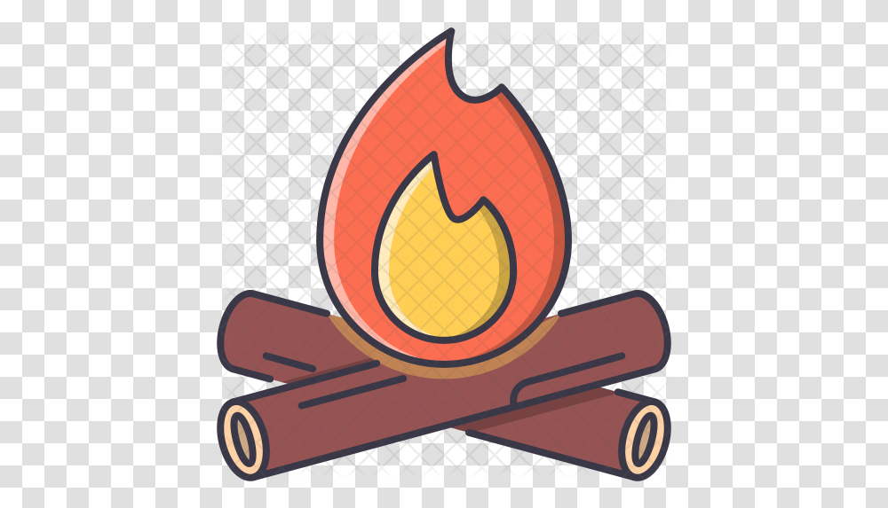 Campfire Icon Make A Fire, Food, Bomb, Weapon, Weaponry Transparent Png