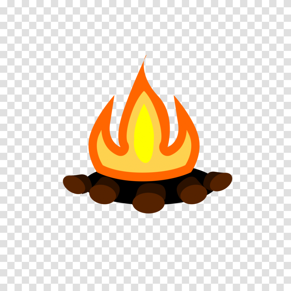 Campfire Image Vector Clipart, Flame, Bonfire Transparent Png