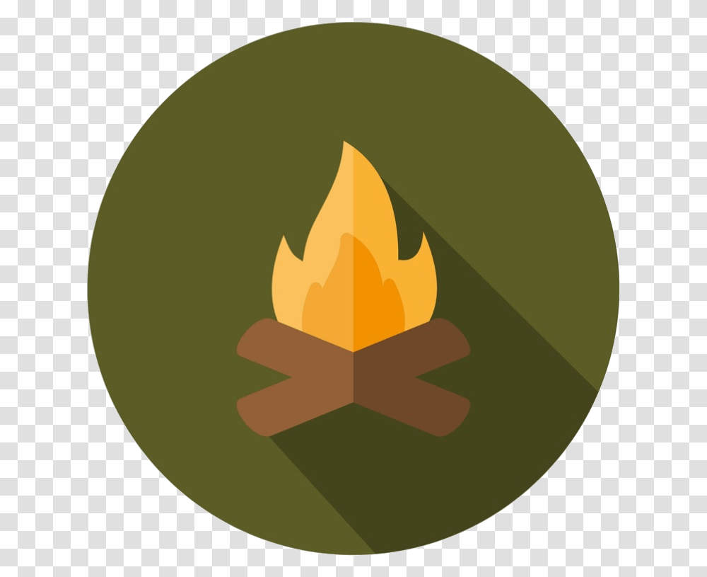 Campfire With Transparency Circle, Flame, Bonfire Transparent Png