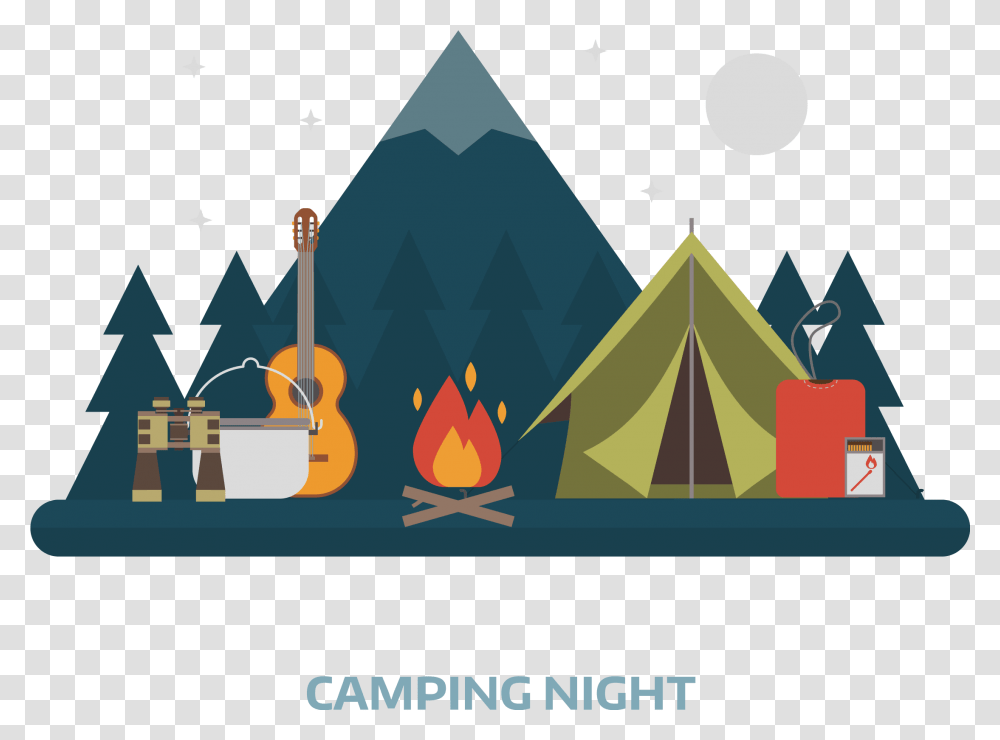 Camping Cartoon Camping, Lighting, Triangle, Metropolis, Building Transparent Png