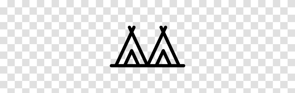 Camping Indian Shelter Teepee Icon, Gray, World Of Warcraft Transparent Png