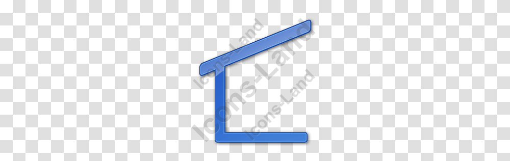 Camping Lean To Plain Blue Icon Pngico Icons, Handrail, Banister, Credit Card Transparent Png