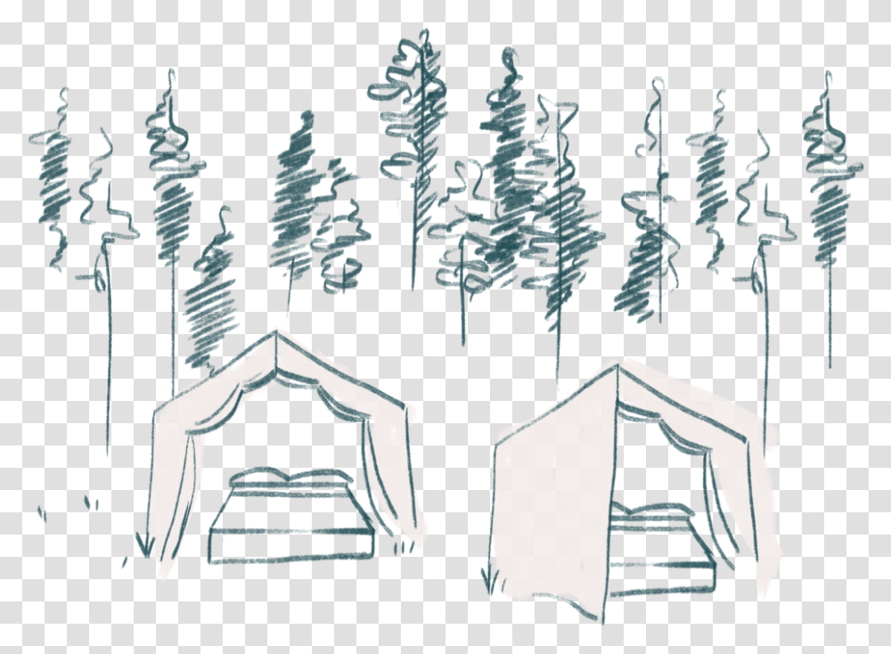 Camping Lodgepole Pine, Tent, Tree, Plant, Leisure Activities Transparent Png