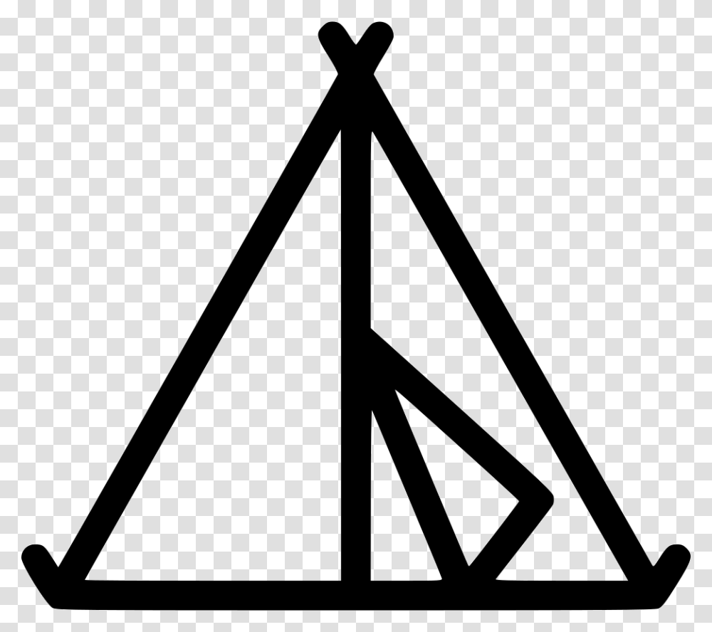 Camping Svg Icon, Triangle, Sword, Blade, Weapon Transparent Png
