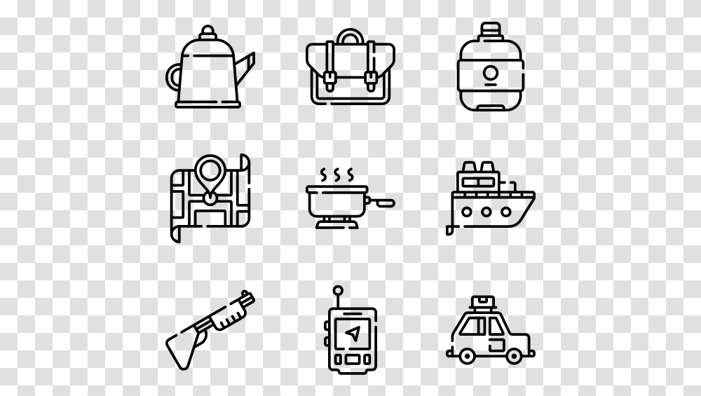 Camping Work Icons, Gray, World Of Warcraft Transparent Png
