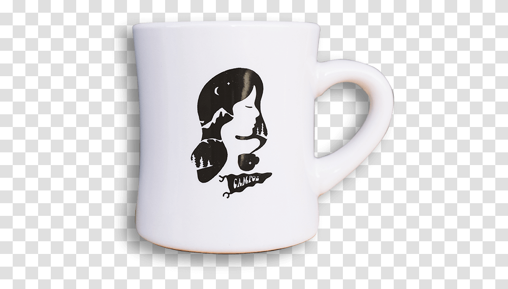 Campos Coffee Diner Mug Coffee Cup, Stencil Transparent Png