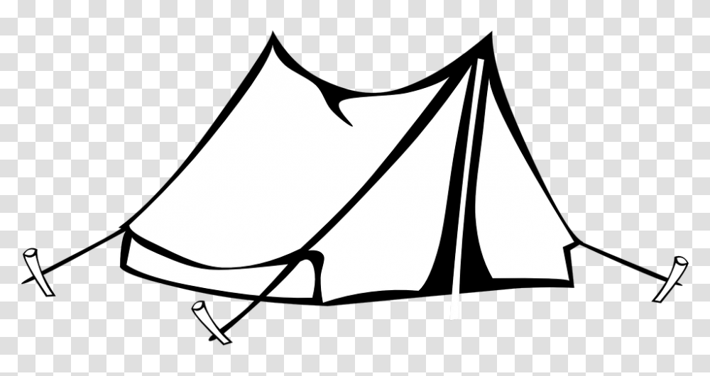 Campsite Clipart Tent House, Leisure Activities, Stencil Transparent Png