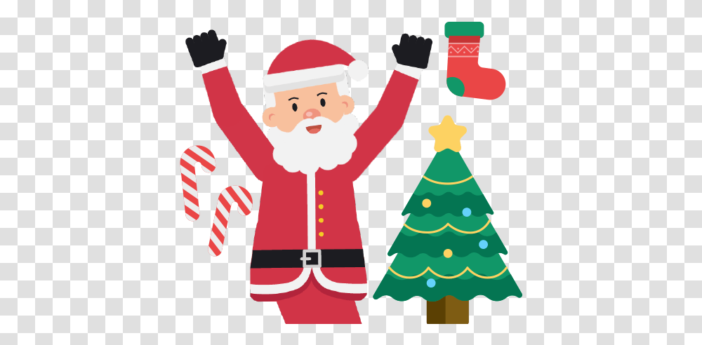 Camtasia Stock Animation Videoplasty Santa Claus, Tree, Plant, Ornament, Poster Transparent Png