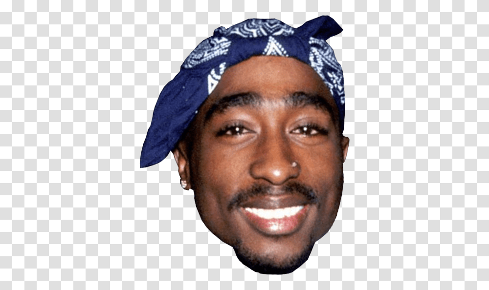 Can Download Image Tupac Face Happy Birthday From Tupac, Clothing, Apparel, Person, Human Transparent Png