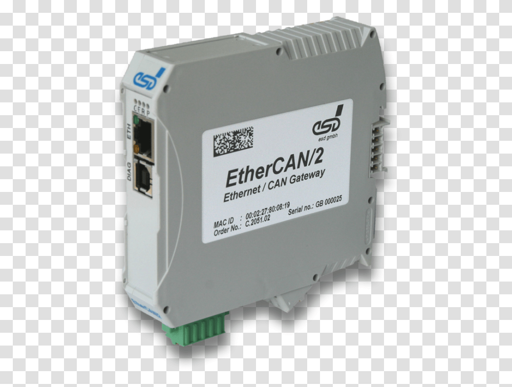 Can Ethernet Gateway By Esd Circuit Breaker, Box, Electronics, Hardware, Adapter Transparent Png
