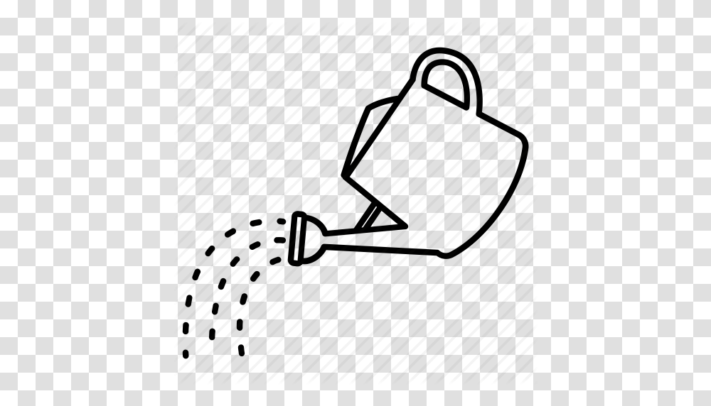 Can Gardening Pot Pouring Sprinkling Water Watering Icon, Watering Can, Tin Transparent Png