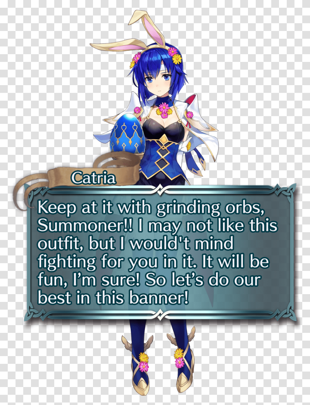 Can I Get Anybunny Wishing Me Good Luck On The Spring Spring Catria Fire Emblem, Person, Manga, Comics, Book Transparent Png