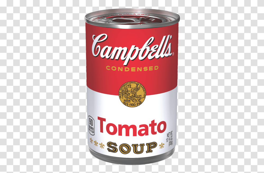 Can Of Campbell's Tomato Soup, Tin, Spray Can, Aluminium, Soda Transparent Png