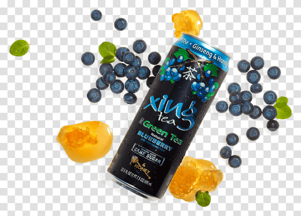 Can Of New Age Beverages Xing Green Tea Blueberry New Age Beverages, Tennis Ball, Sport, Sports, Plant Transparent Png