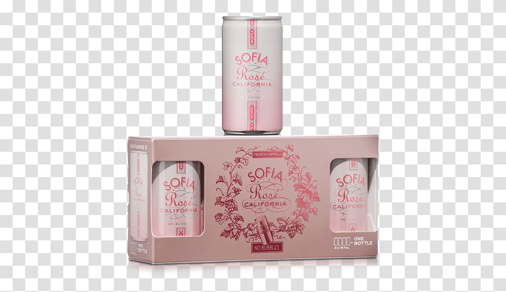 Can Of Sofia Rose Sofia Canned Wine, Cosmetics, Bottle, Aluminium, Tin Transparent Png