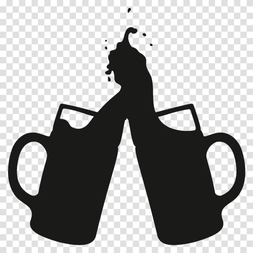 Can Silhouette At Getdrawings Beer Mug Silhouette, Coffee Cup, Watering Can, Tin, Stencil Transparent Png
