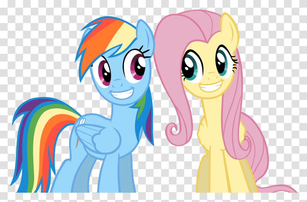 Can Someone Please Do Rainbow Dash And Fluttershy, Drawing, Comics Transparent Png