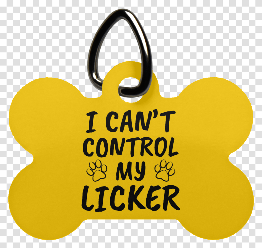 Can't Control My Licker Dog Bone Pet Tag Clipart Love, Number, Heart Transparent Png