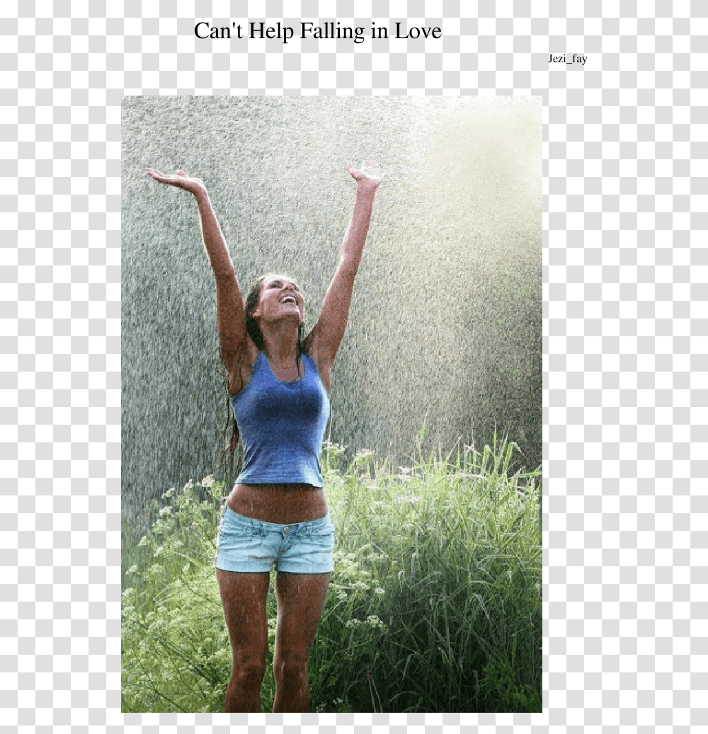 Can't Help Falling In Love Piano Tutorial Dancing In Summer Rain, Shorts, Person, Female Transparent Png
