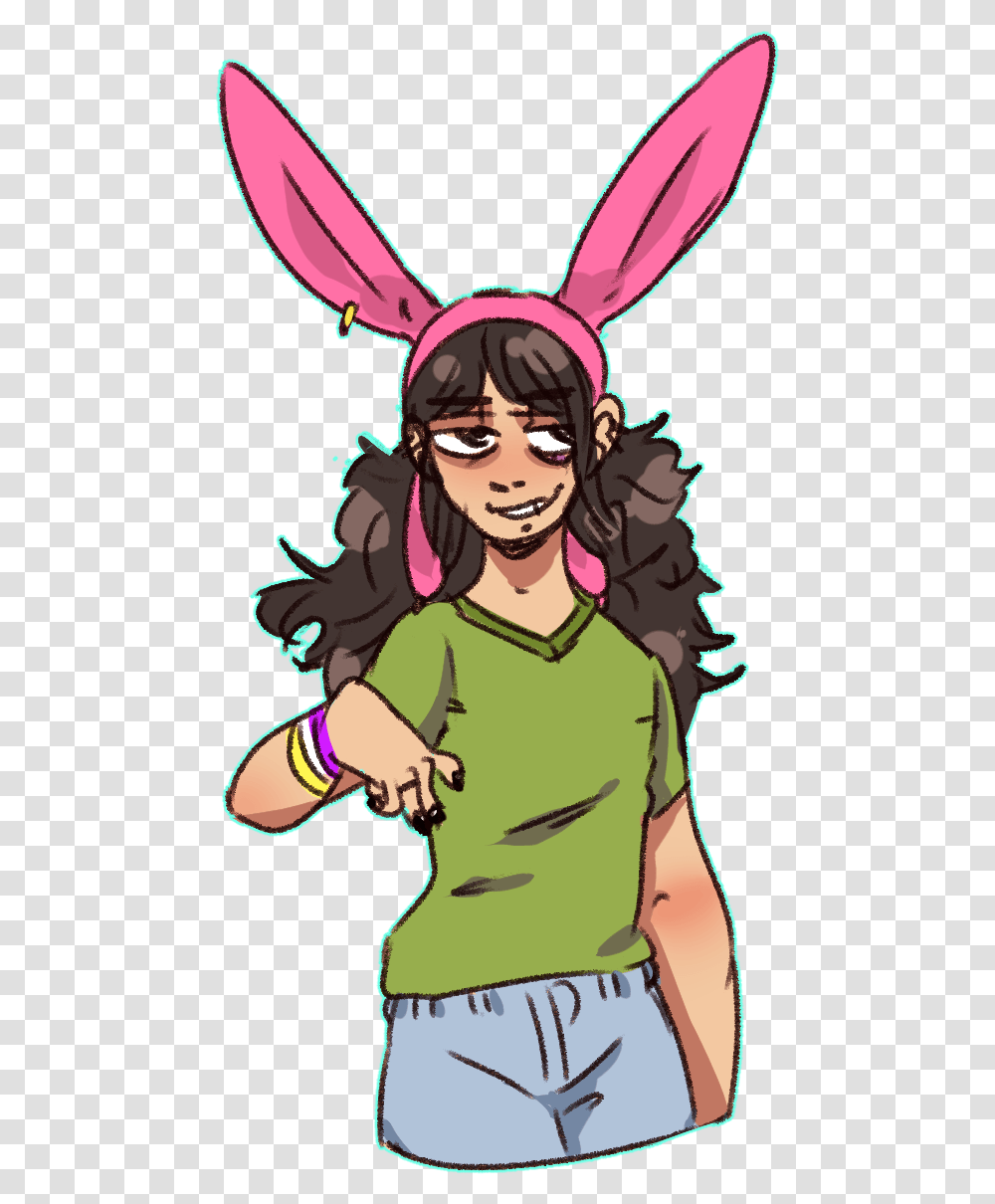Can You Believe That All The Belcher Kids Are Trans Cartoon, Person, Face, Female Transparent Png