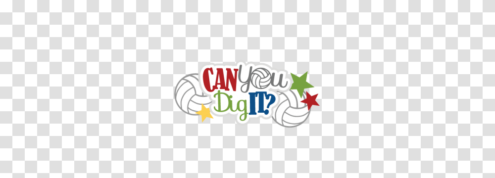 Can You Dig It Scrapbook Title Volleyball Volley, Logo, Alphabet Transparent Png