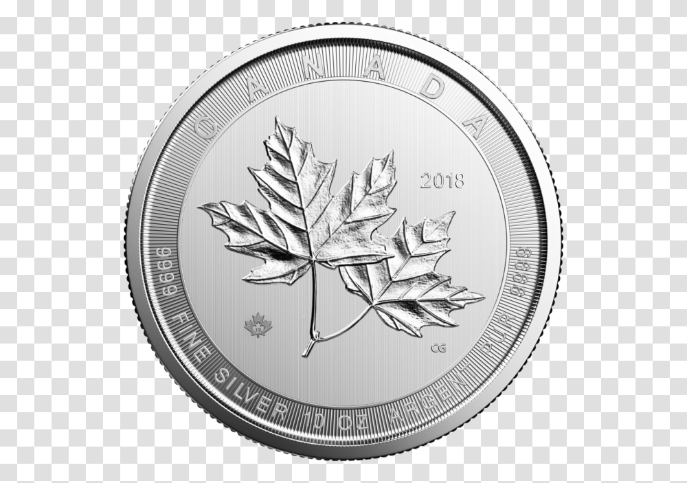 Canada 50 Dollars Snowy Owl, Leaf, Plant, Money, Coin Transparent Png