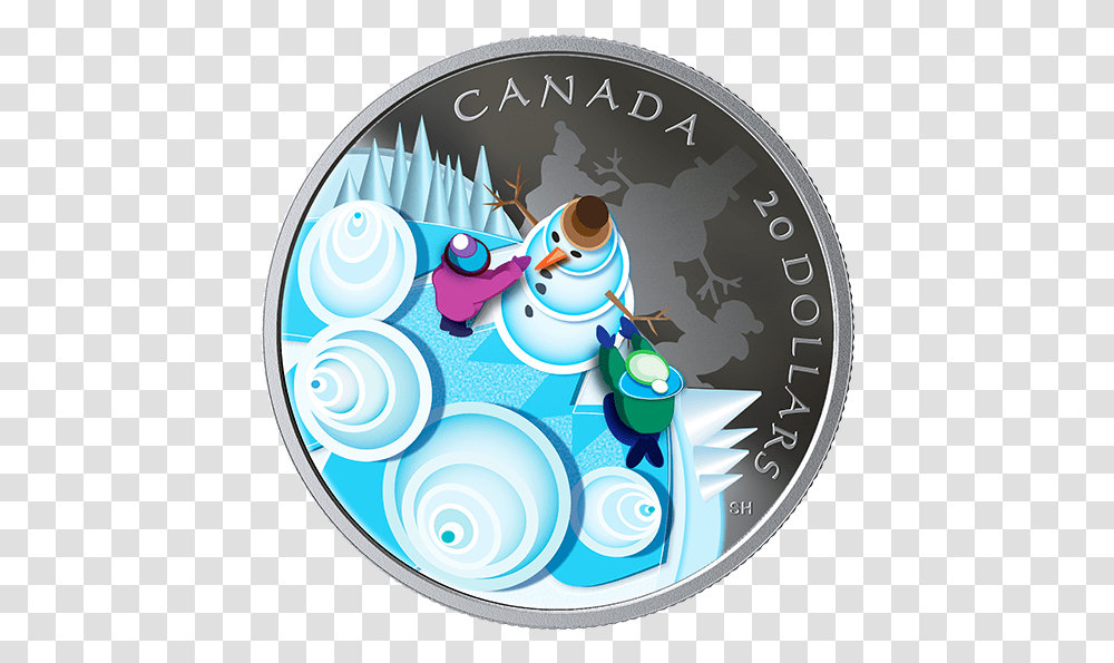 Canada Cherry Blossoms Coin, Nature, Outdoors, Snow, Birthday Cake Transparent Png