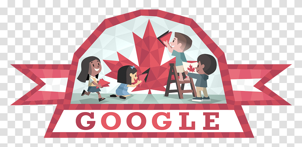Canada Day 2018 Canada Day Google Doodle, Person, Advertisement, Poster, Paper Transparent Png