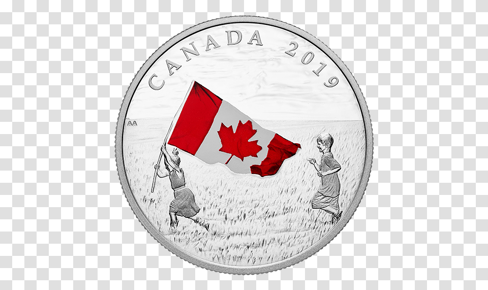 Canada Day 2019 Flag, Person, Human, Coin Transparent Png