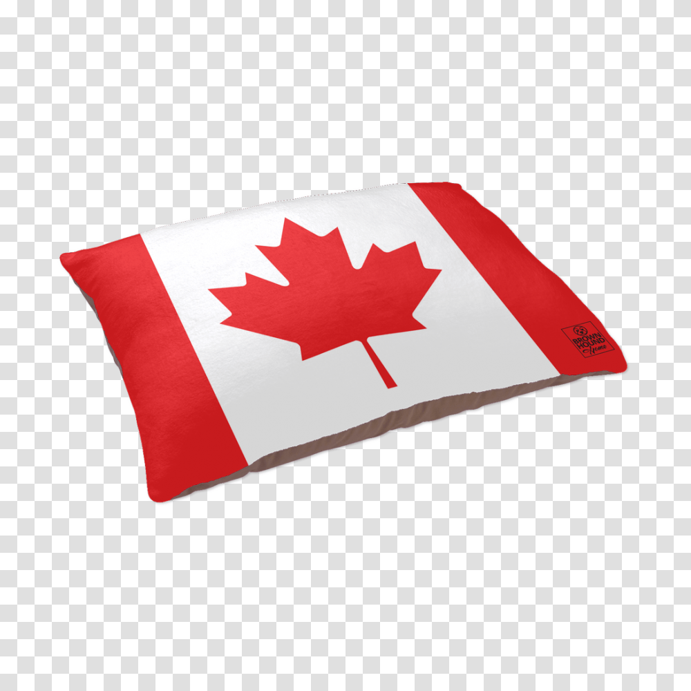 Canada Flag Dog Bed Brown Hound Pet Co, Leaf, Plant, First Aid Transparent Png