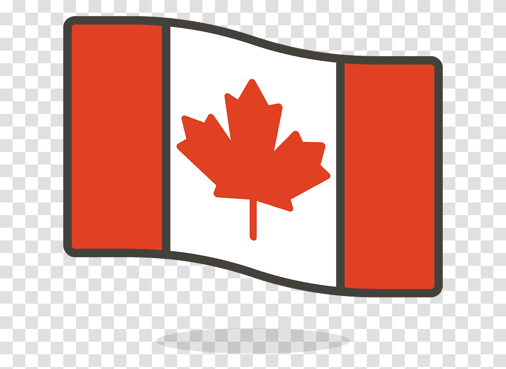 Canada Flag Emoji Clipart Canada Flag Clipart, Leaf, Plant, Tree, Label Transparent Png