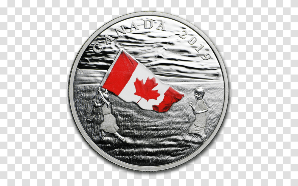 Canada Flag, Money, Person, Human, Coin Transparent Png