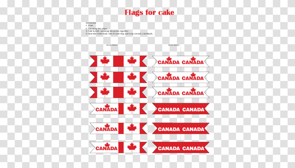 Canada Flag, Label, Number Transparent Png